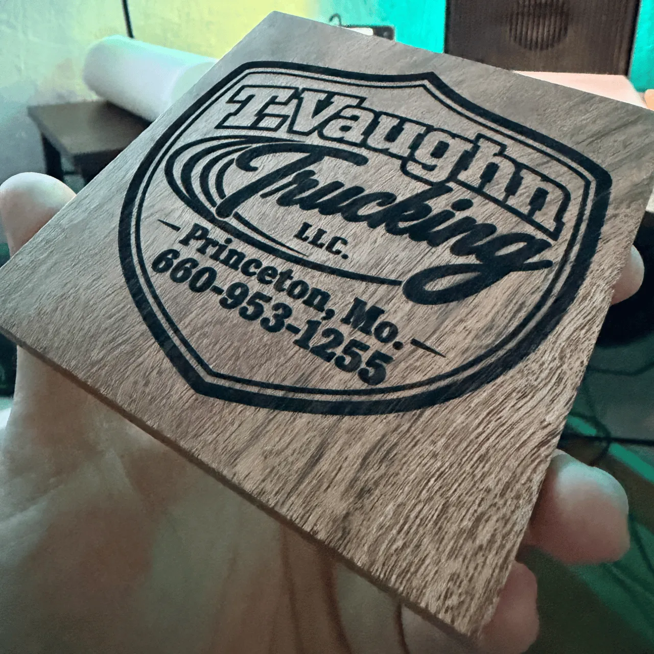Varnished Teak test grid