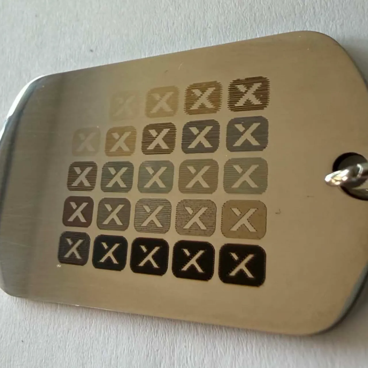 Metal Mirror 304 Stainless Steel test grid