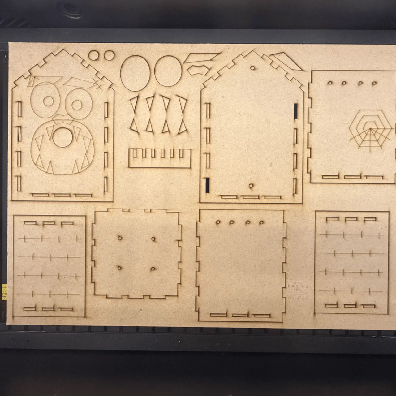 1/4"(6mm) MDF test grid
