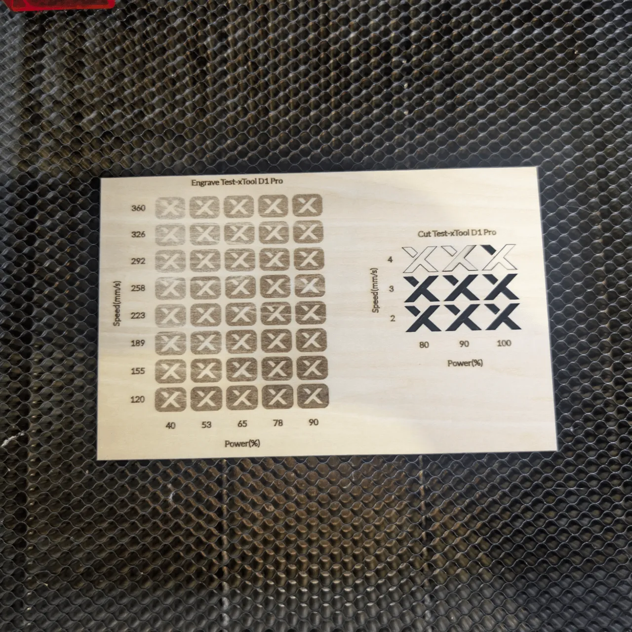 1/8"(3mm) Basswood Plywood test grid