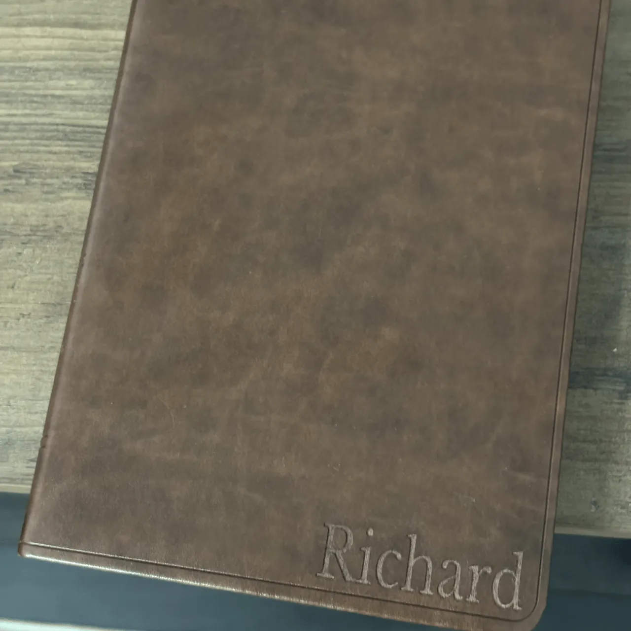 Deep Brown PU Leather test grid
