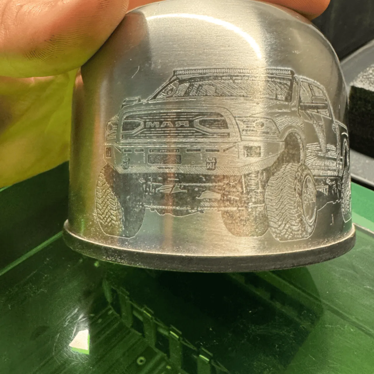 1/32"(0.5mm) Brushed Stainless Steel test grid