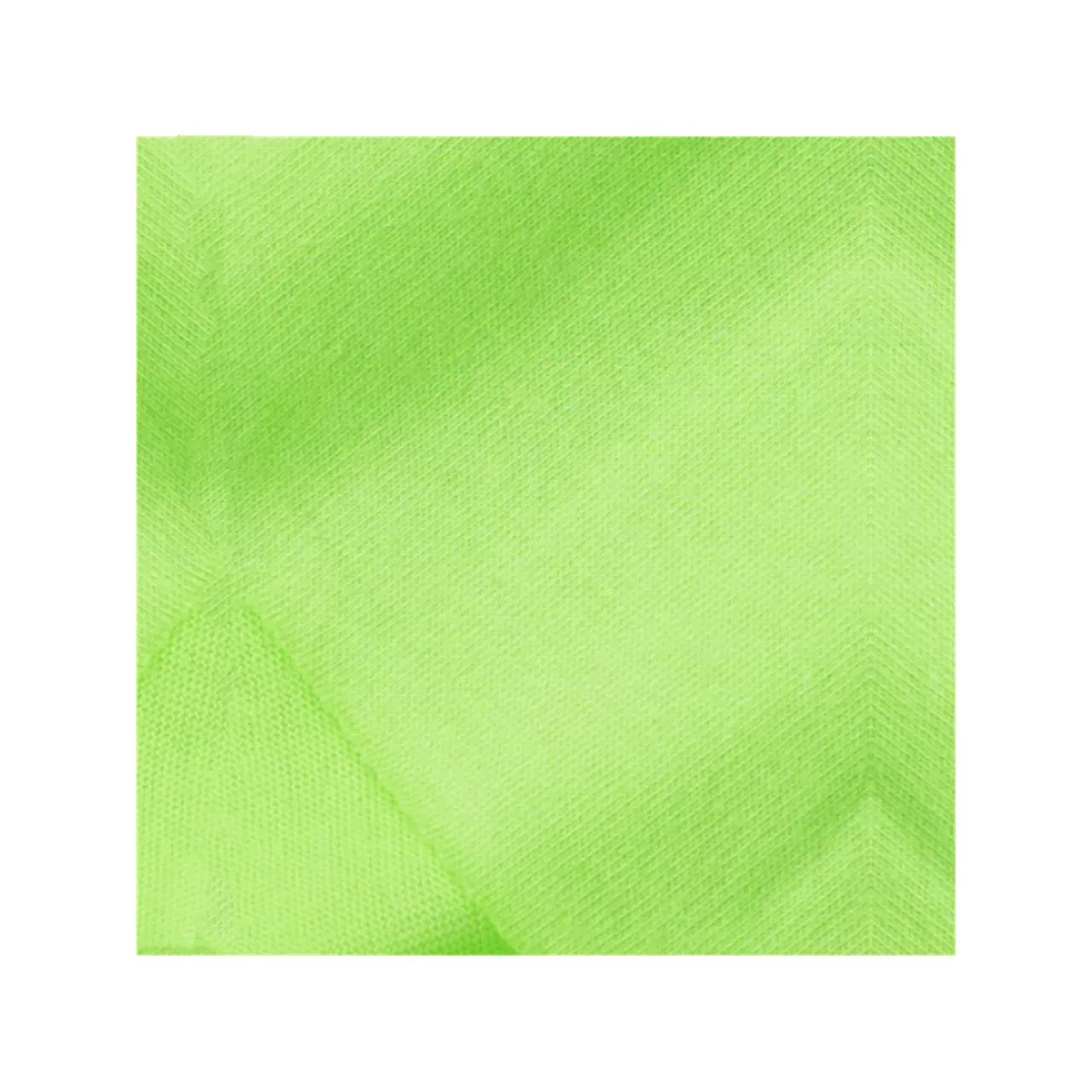 1/85"(0.3mm)100% Cotton Knit (Fluorescent Green)
