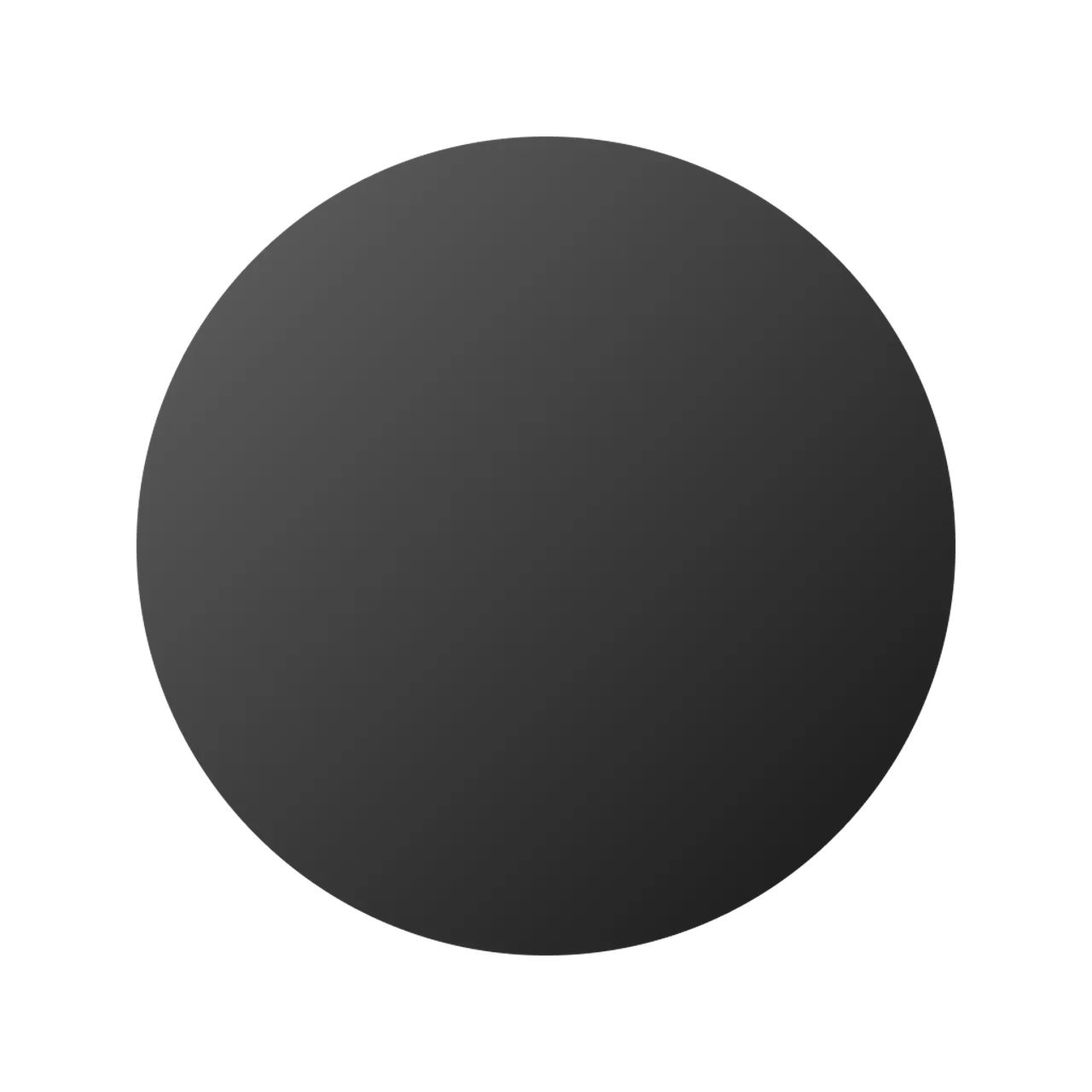 Black-coated glass gobo