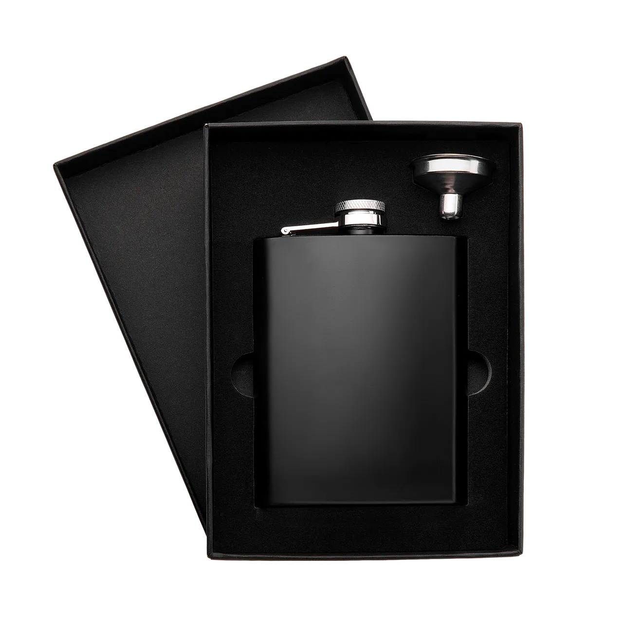 Black Hip Flask 8oz(240ml)