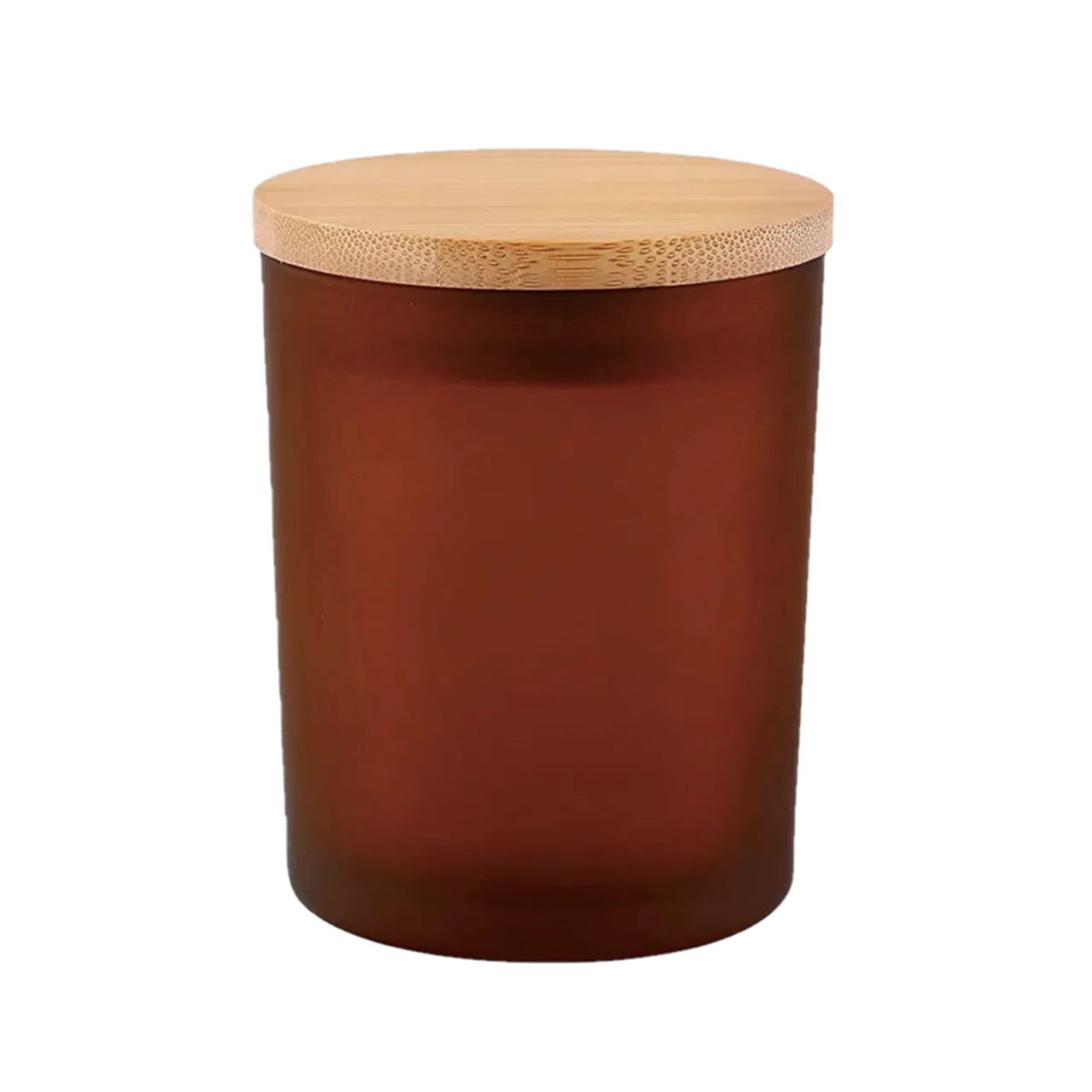 Frosted Amber Glass