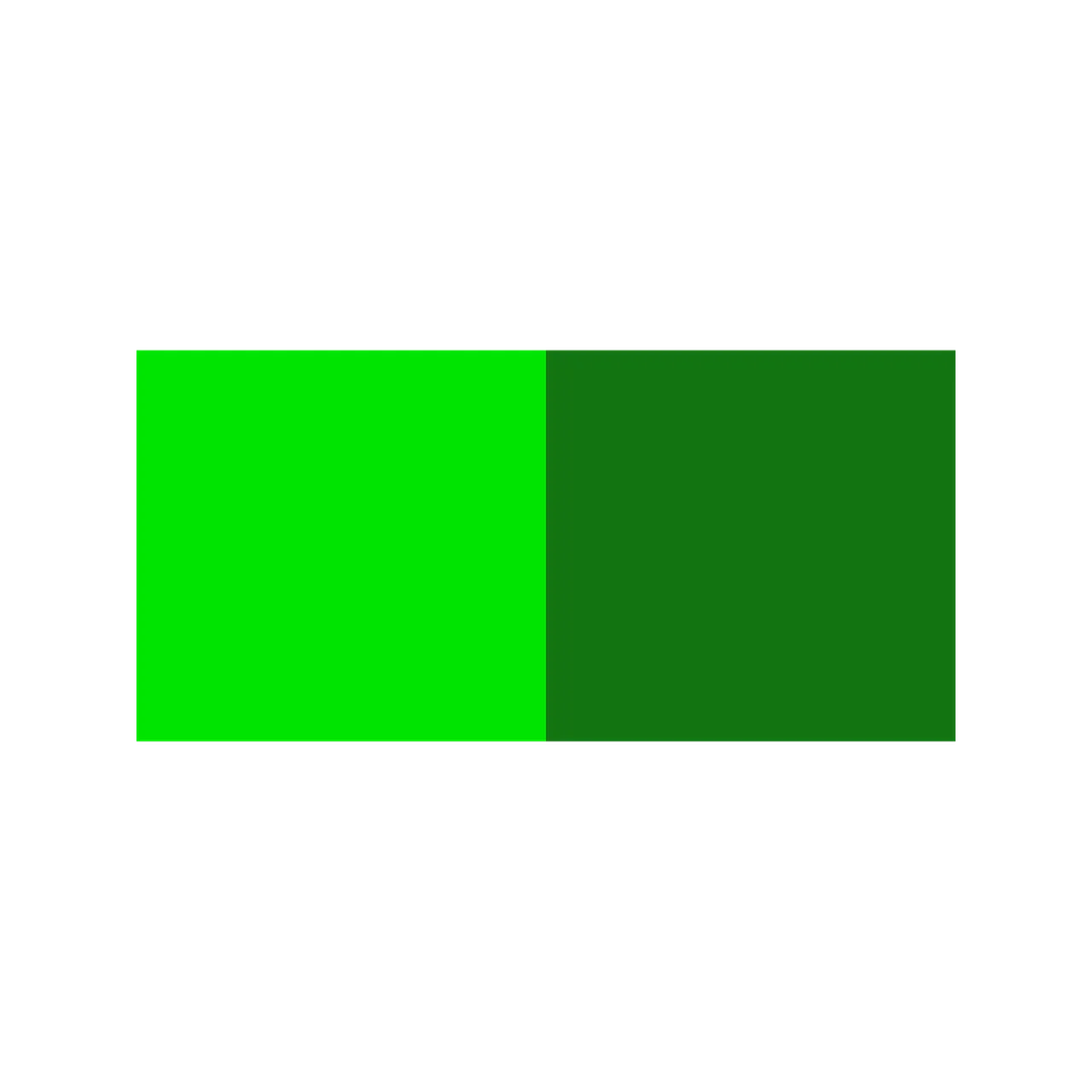 Heat Transfer Vinyl Glow in the Dark Neon Green to Deep Green