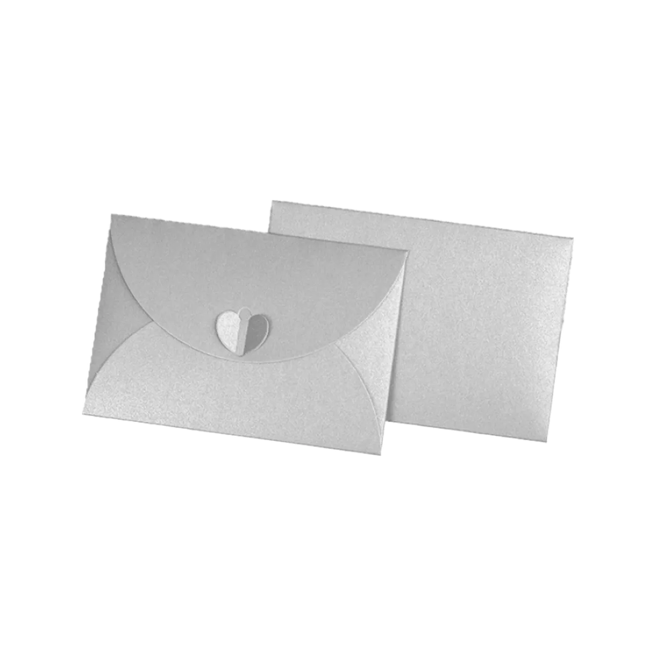Silver Gray Gift Card Envelope