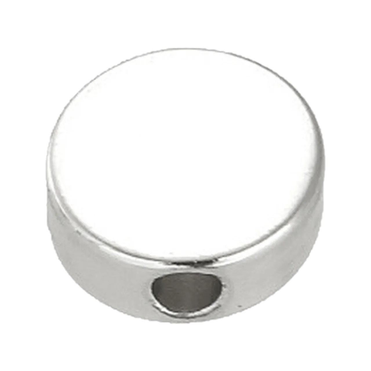 Silver Circle Beads
