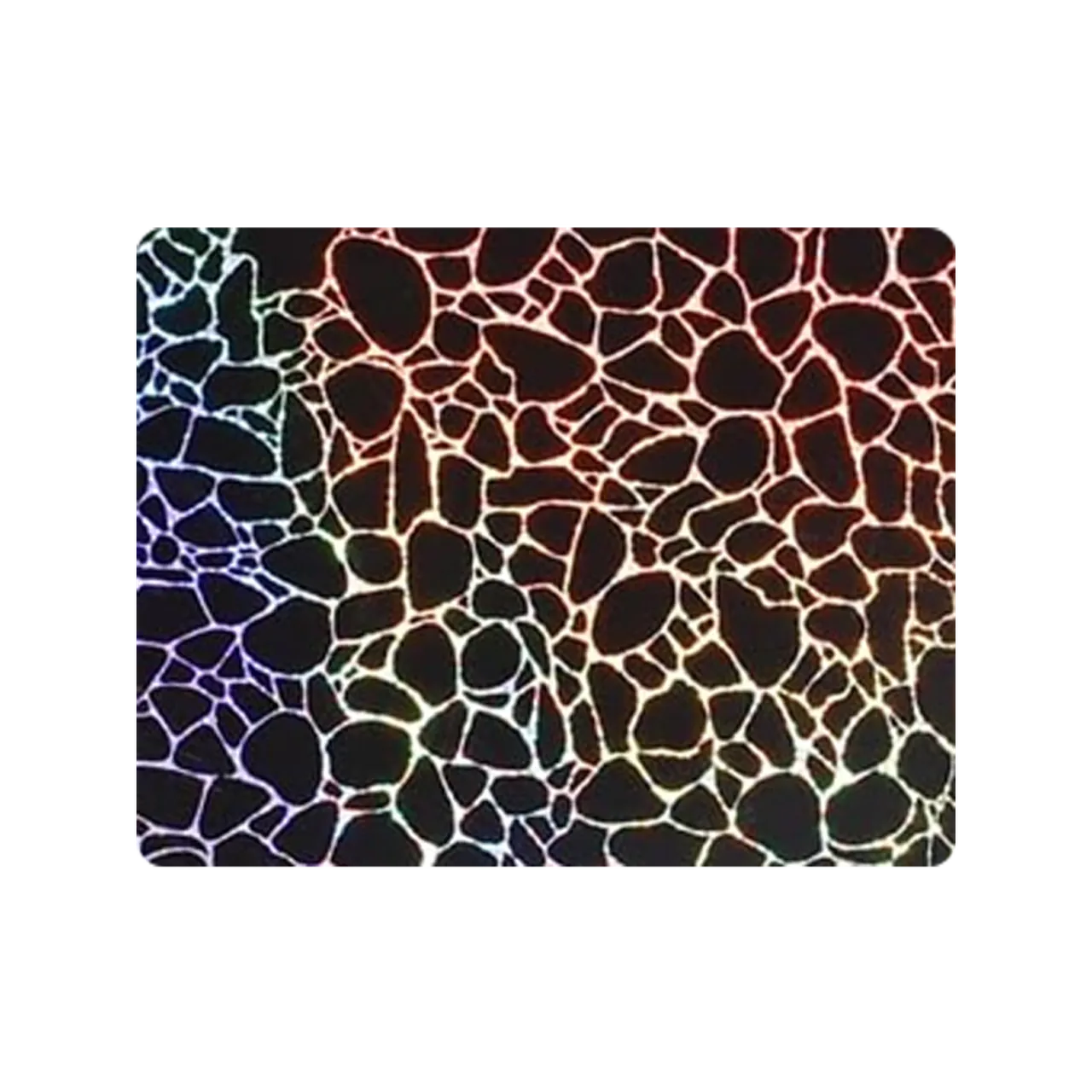 Self-adhesive Vinyl Holographic Black Cobblestone