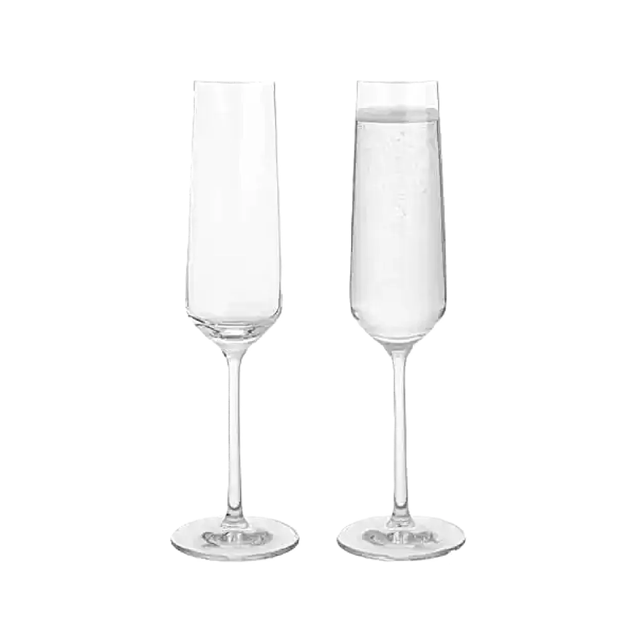 Soda-Lime Glass Narrow-mouthed Champagne Flute