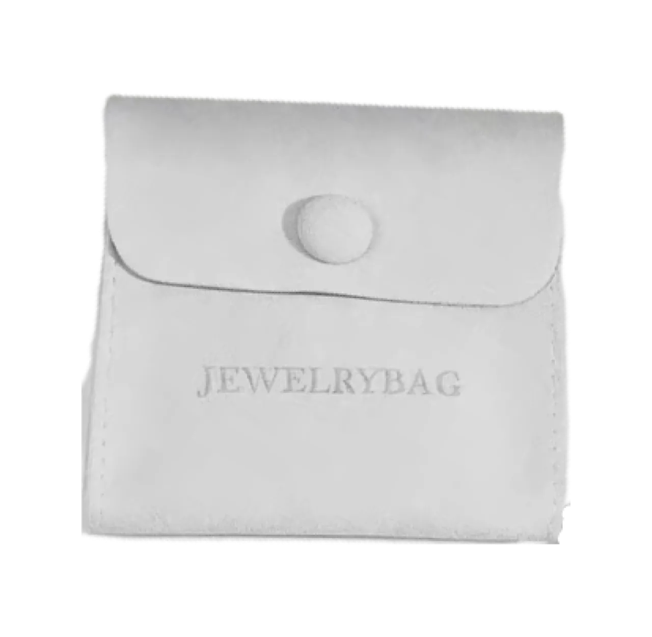 Light Gray PU Jewelry Bag with Insert