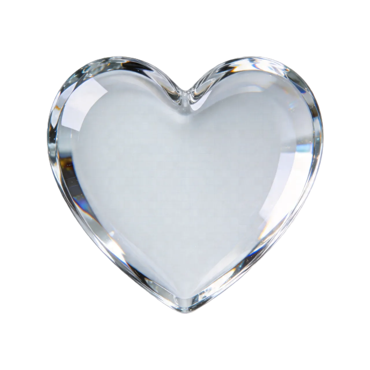 Beveled Heart-Shaped K9 Crystal