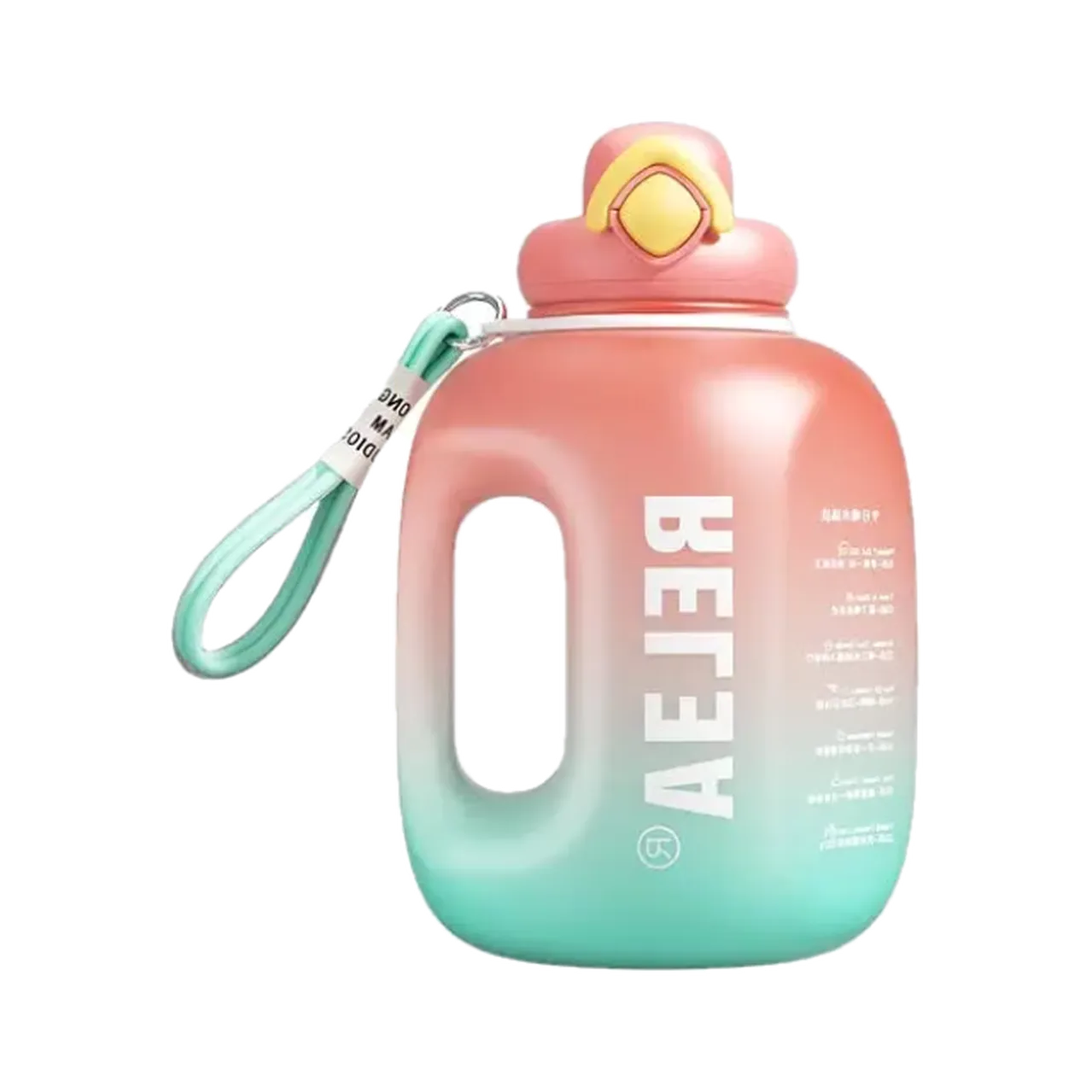 Large Capacity Sports Water Bottle (Pink)