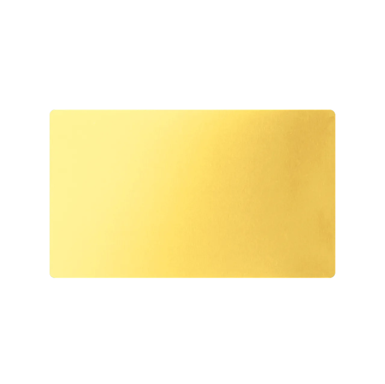 1/64"(0.2mm) Gold Metal Business Card