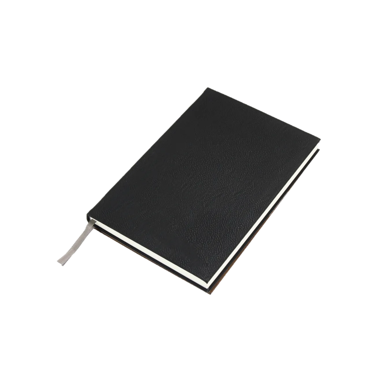 Black to Silver Laserable PU Notebook