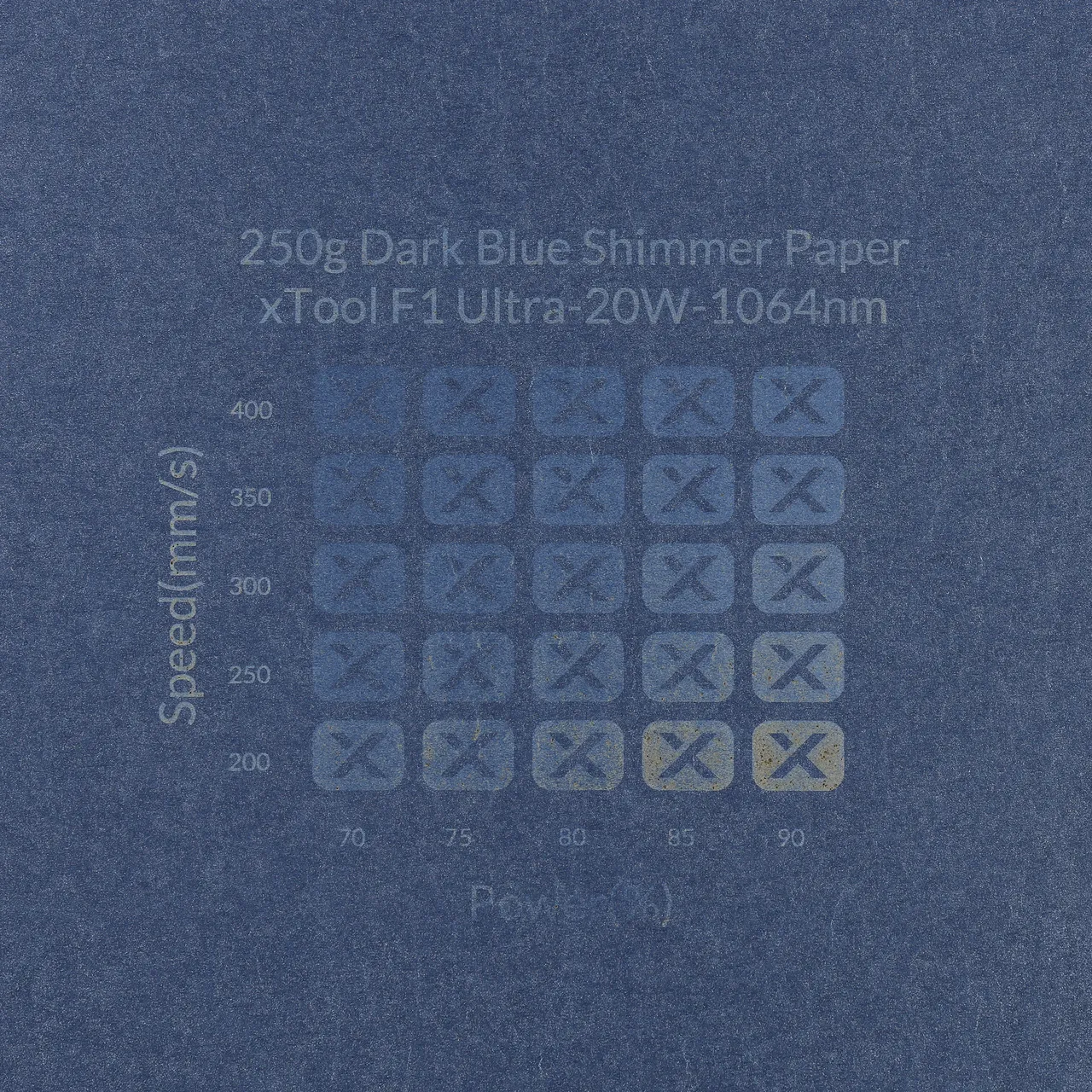Dark Blue Shimmer Paper-7oz(250g) test grid