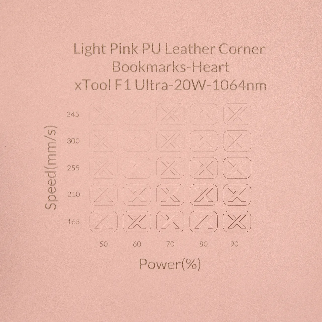 PU Leather Corner Bookmarks_Heart Pale Pink test grid