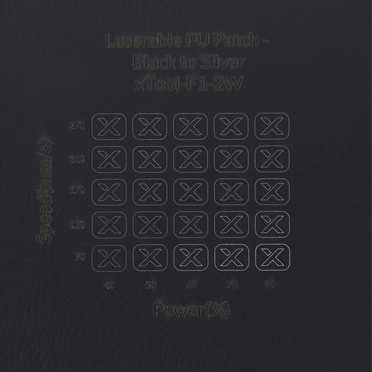 Black to Silver Leather PU Phone Holder test grid