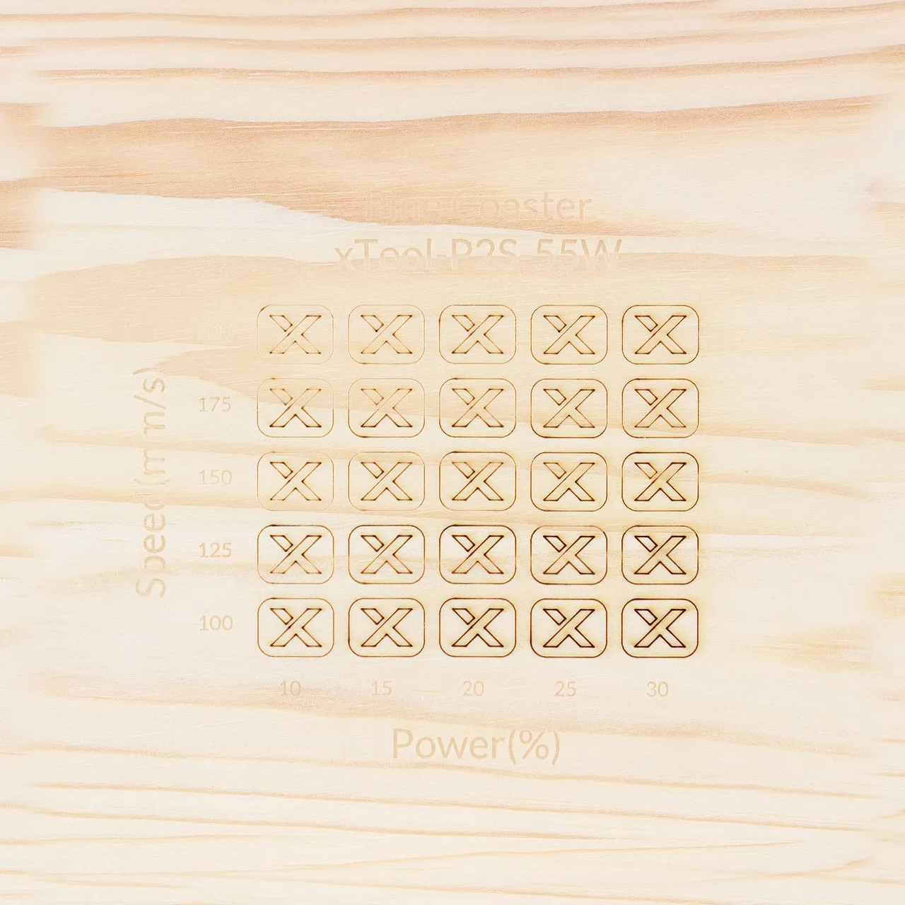 Pine Wood test grid