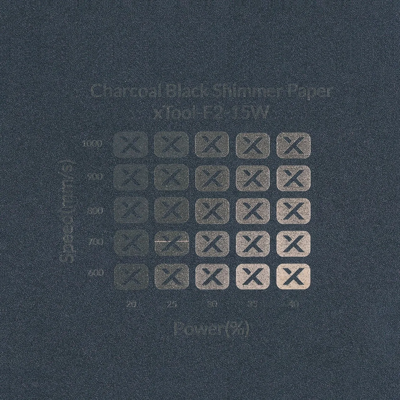 Charcoal Black Gift Card Envelope test grid