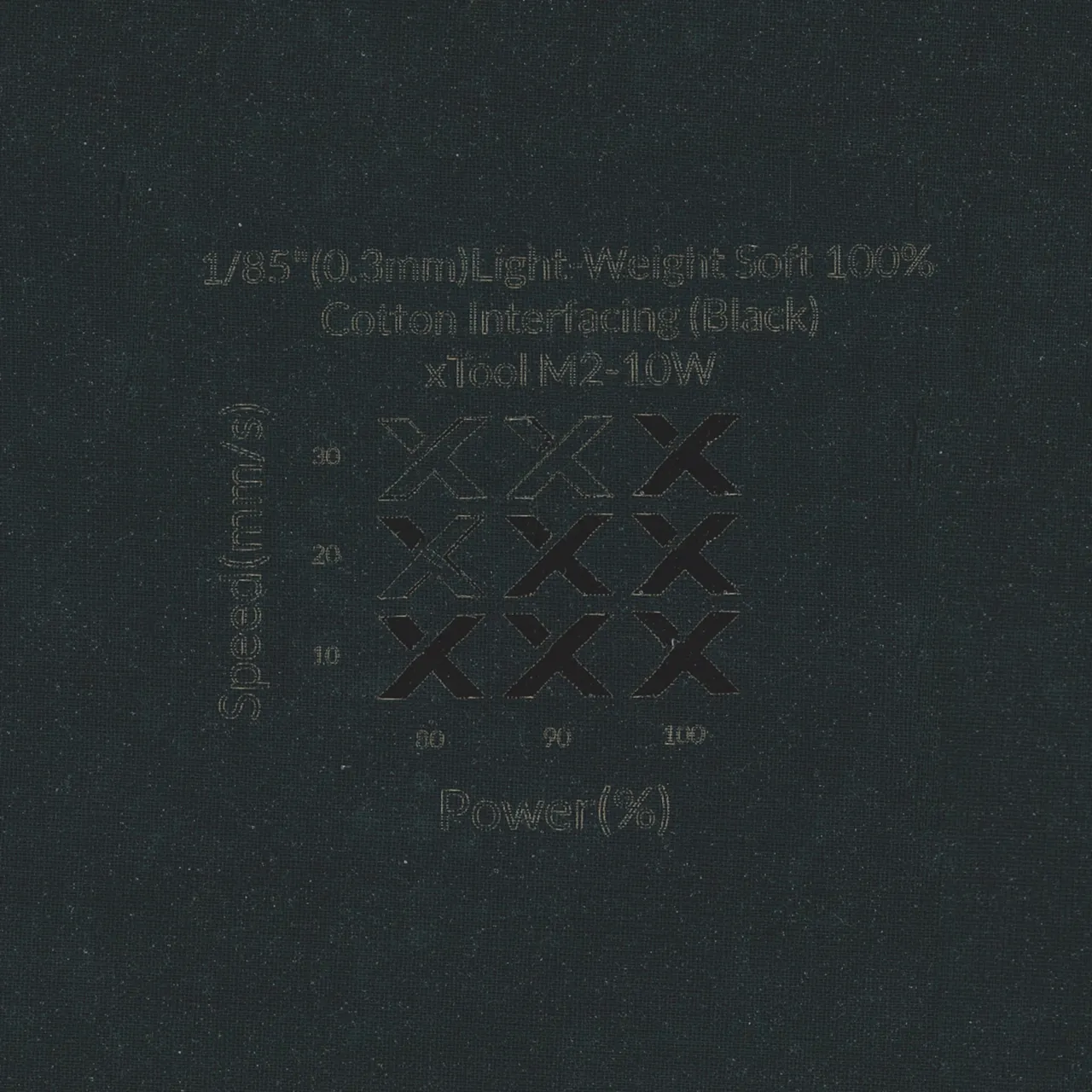 1/85"(0.3mm)Light-Weight Soft 100% Cotton Interfacing (Black)