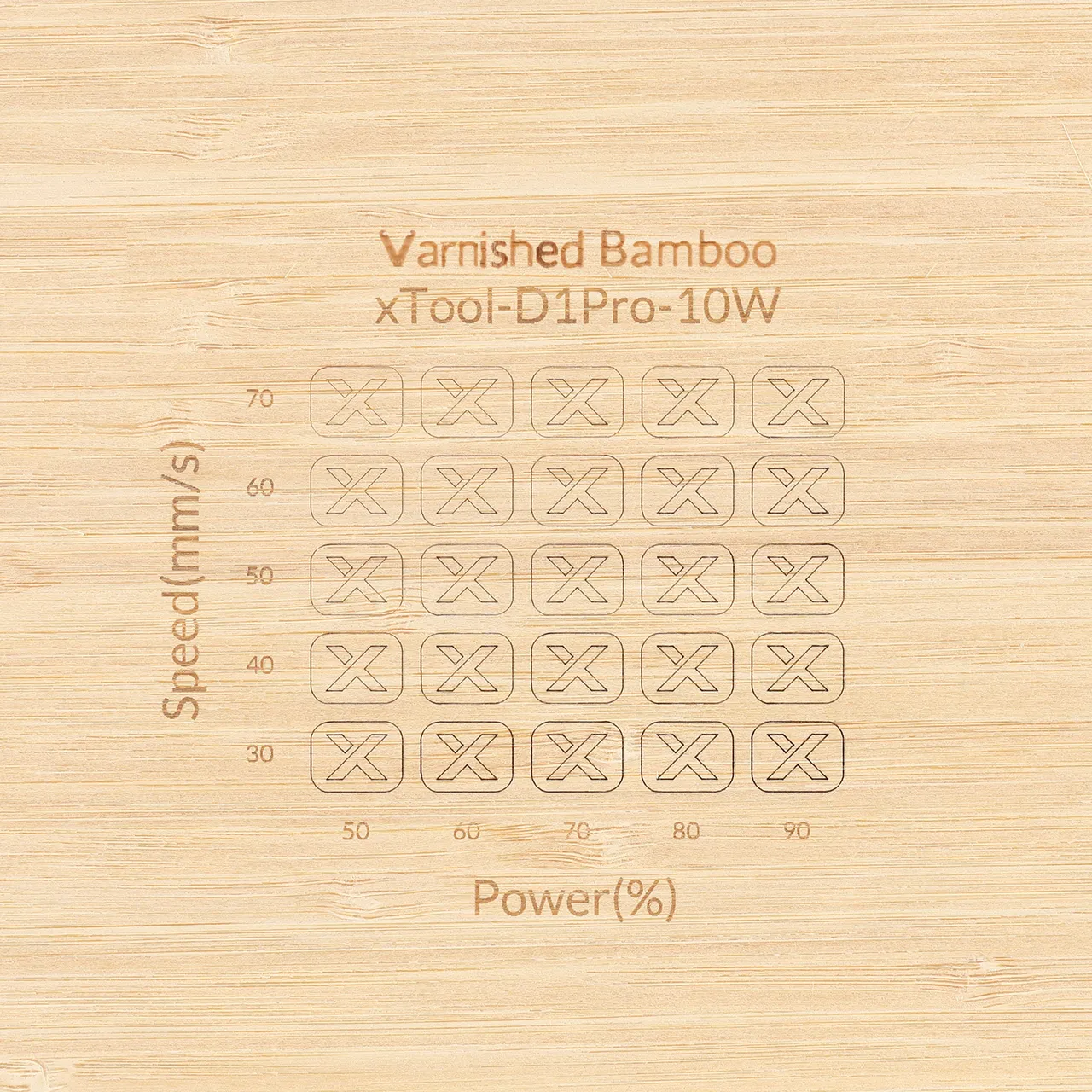 Bamboo Plant Label test grid