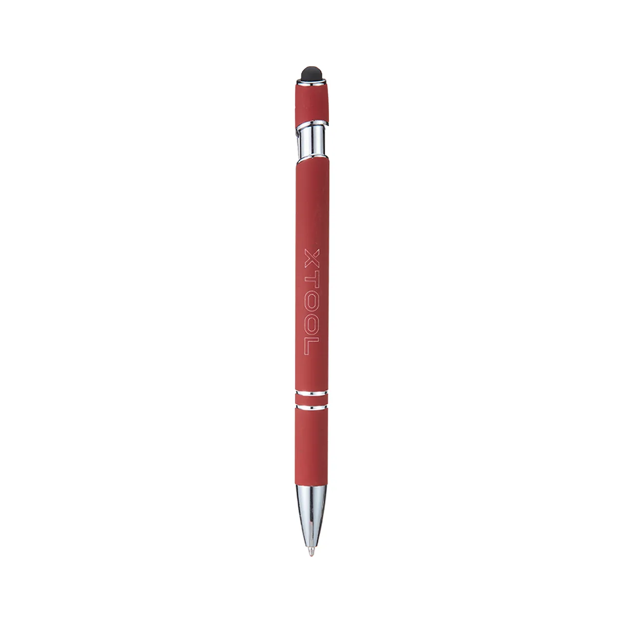 Wine Red Ballpoint Pens with Stylus test grid