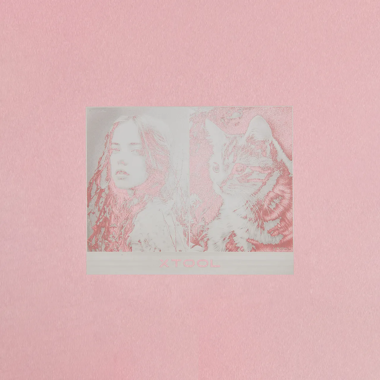 Rose Gold Metal Business Cards test grid