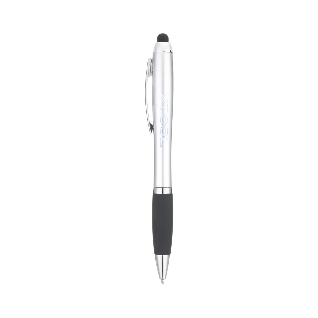 Silver Stylus Ballpoint Pens With LED Light test grid