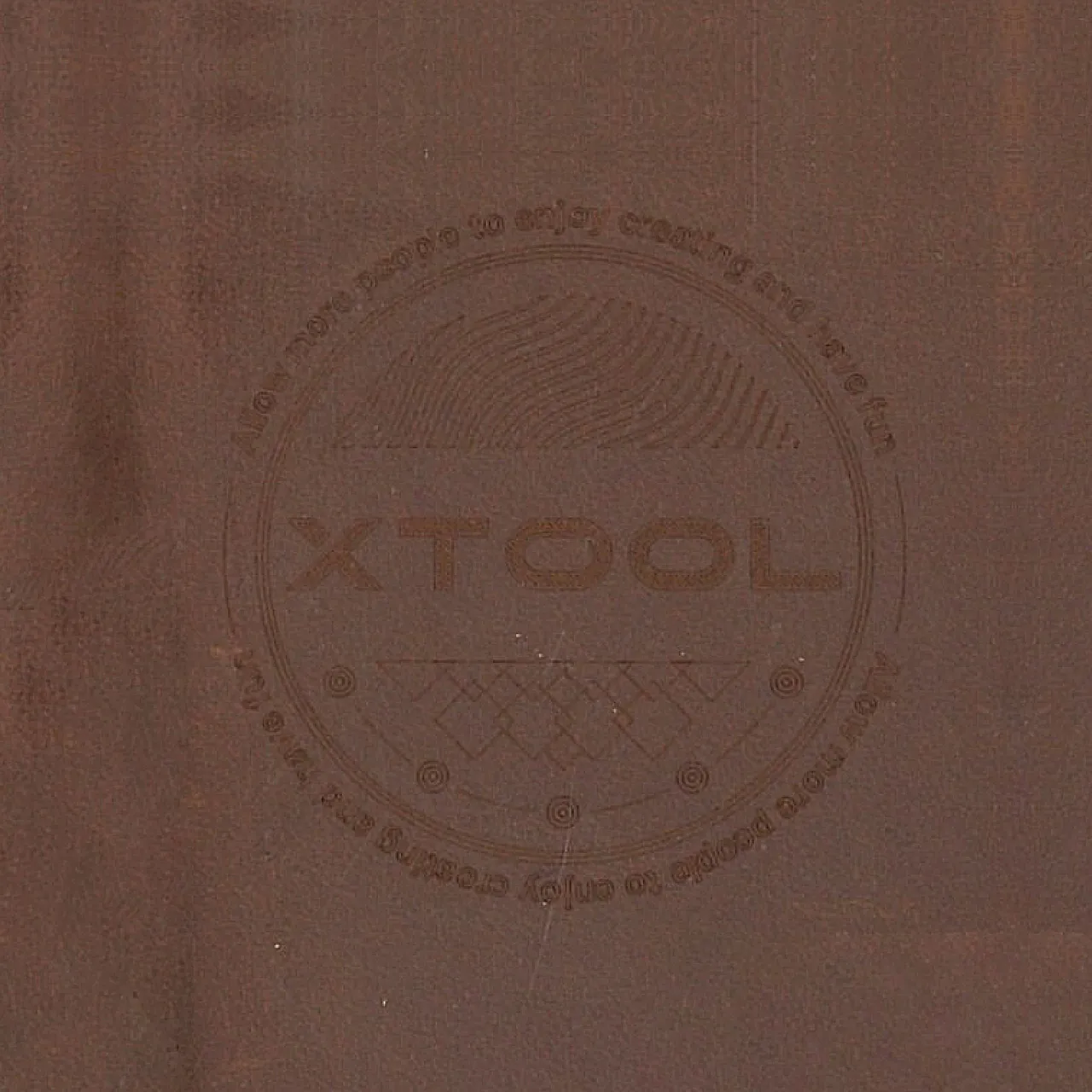 Coffee Leather RFID Blocking Bifold Wallet test grid