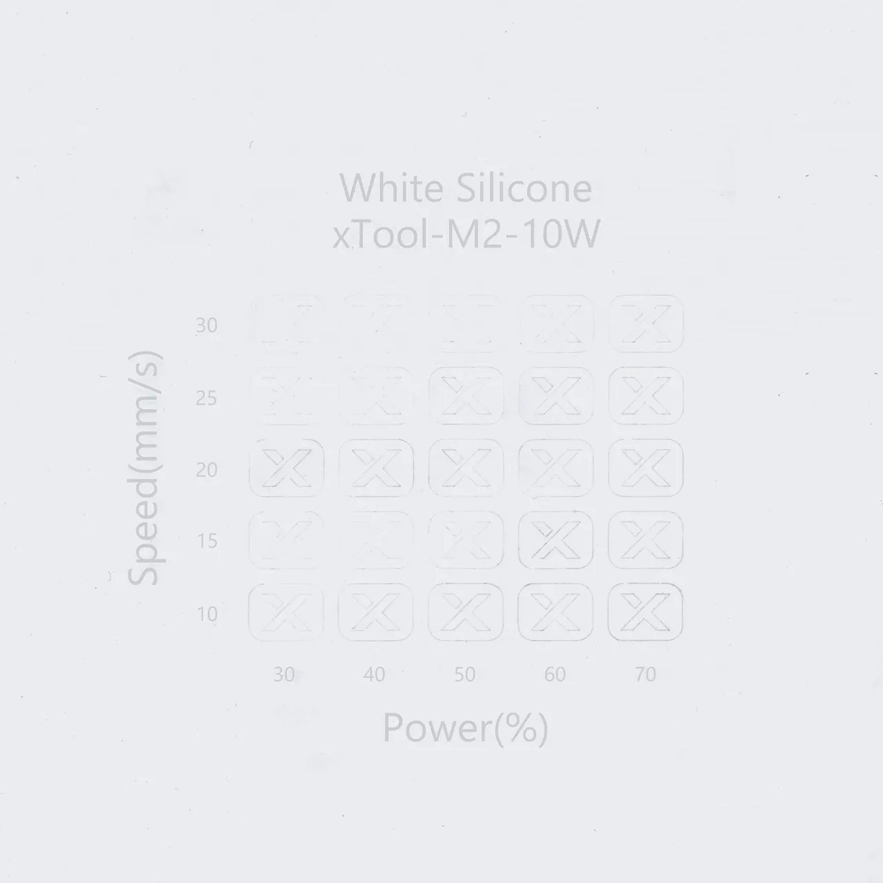White Silicone test grid