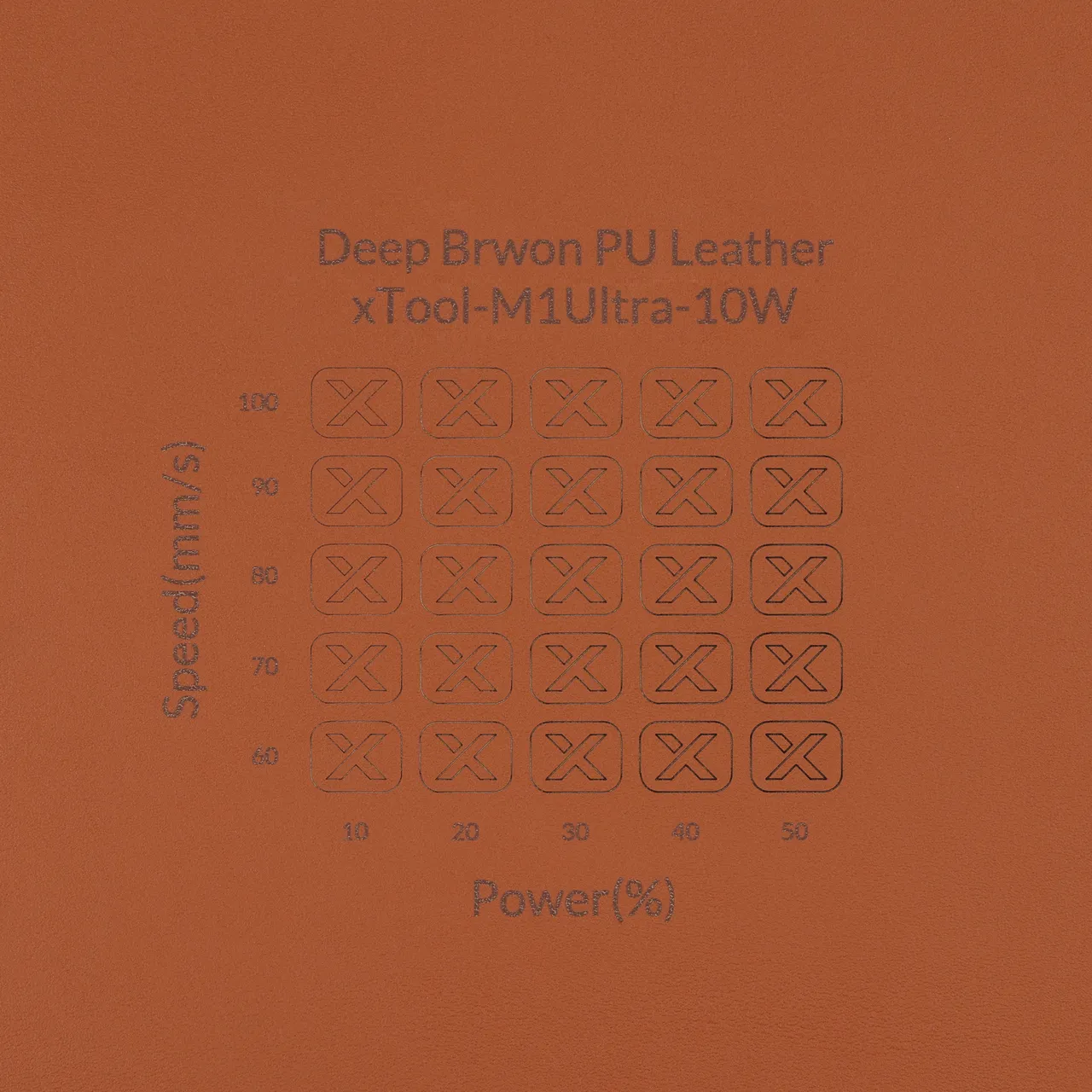 Brown PU Leather Keychain for Apple Airtags Holder test grid
