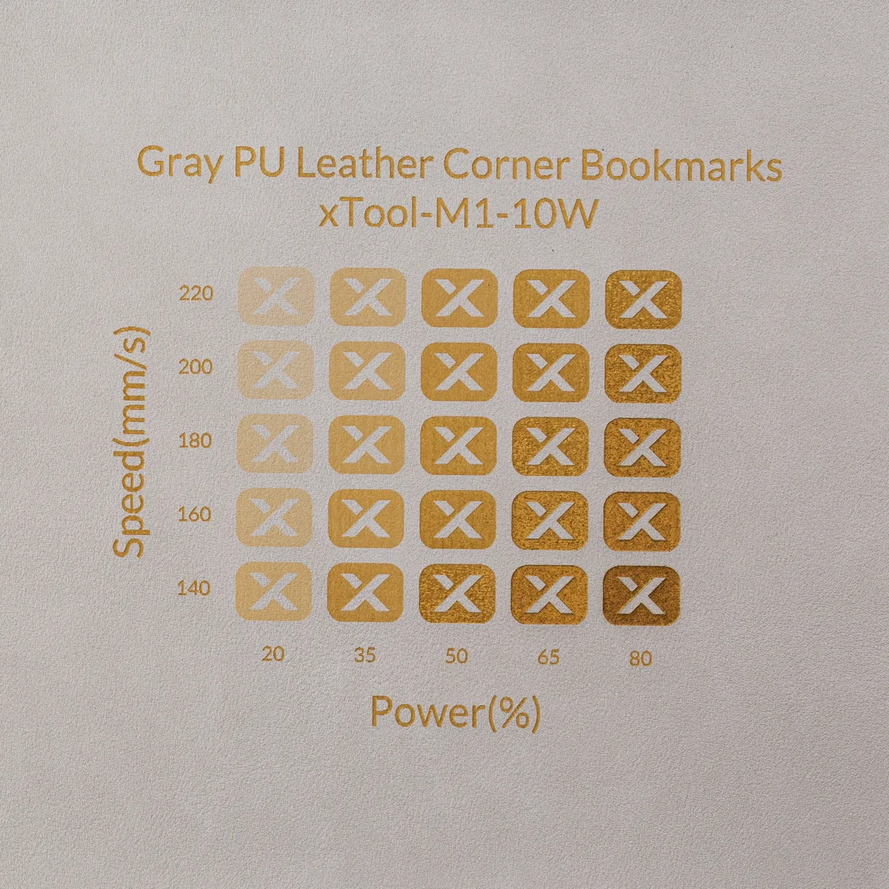 PU Leather Corner Bookmarks_Fan Grey test grid