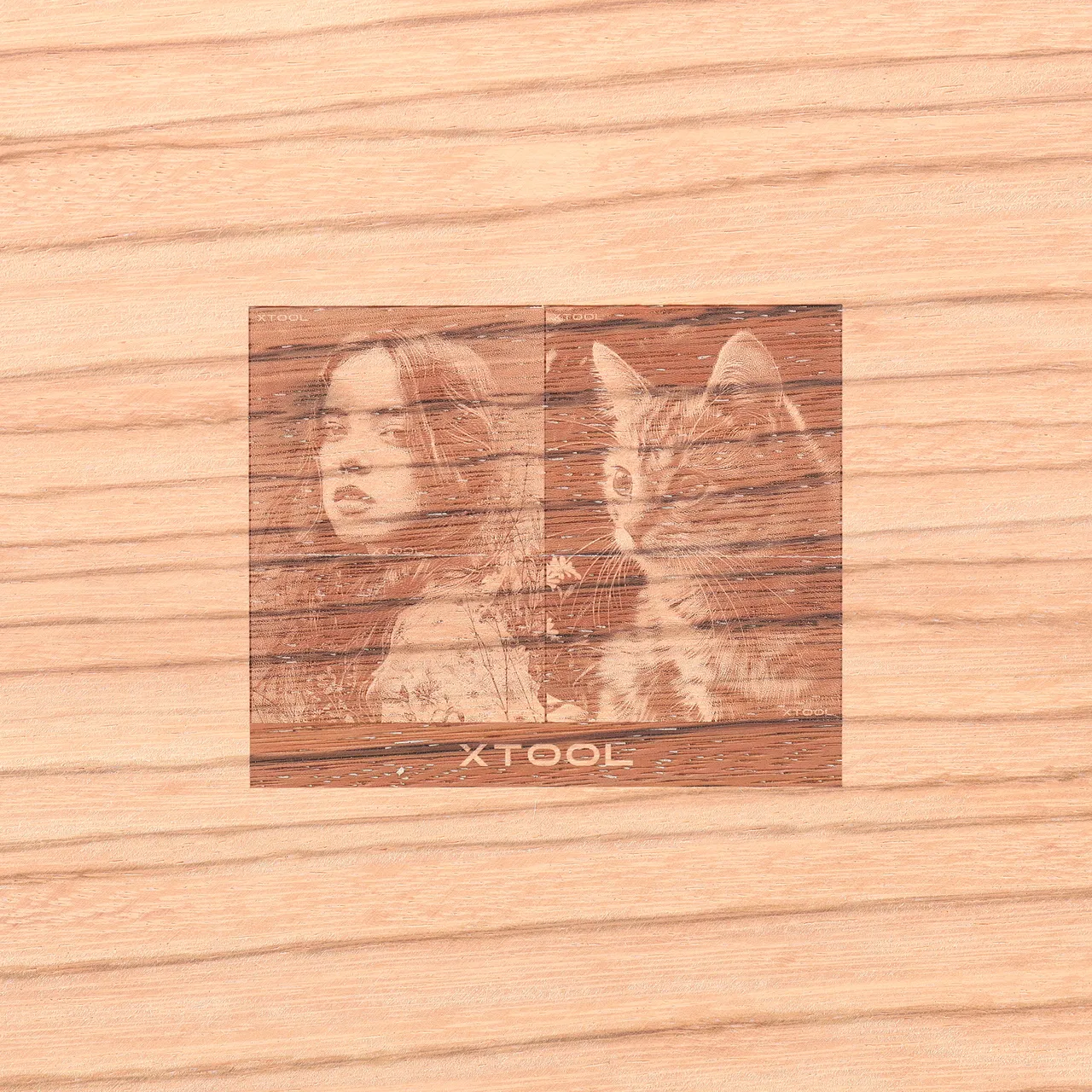 1/8"(3mm) Red Rose Plywood test grid