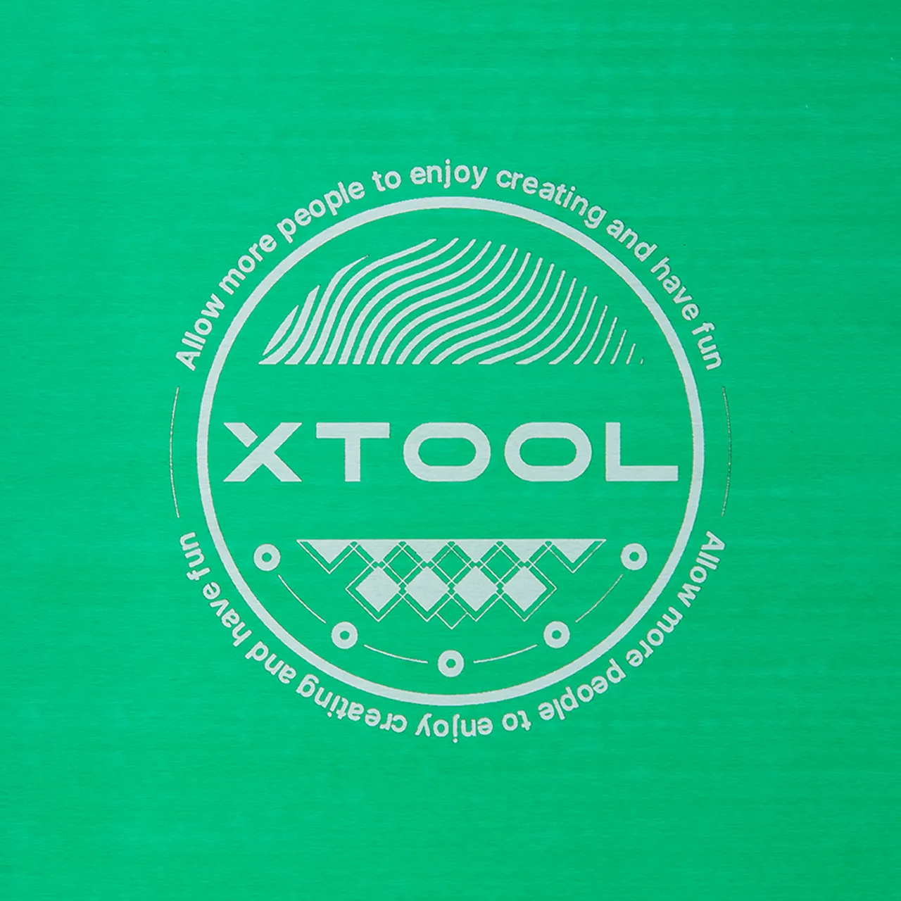 Green Metal Business Card test grid