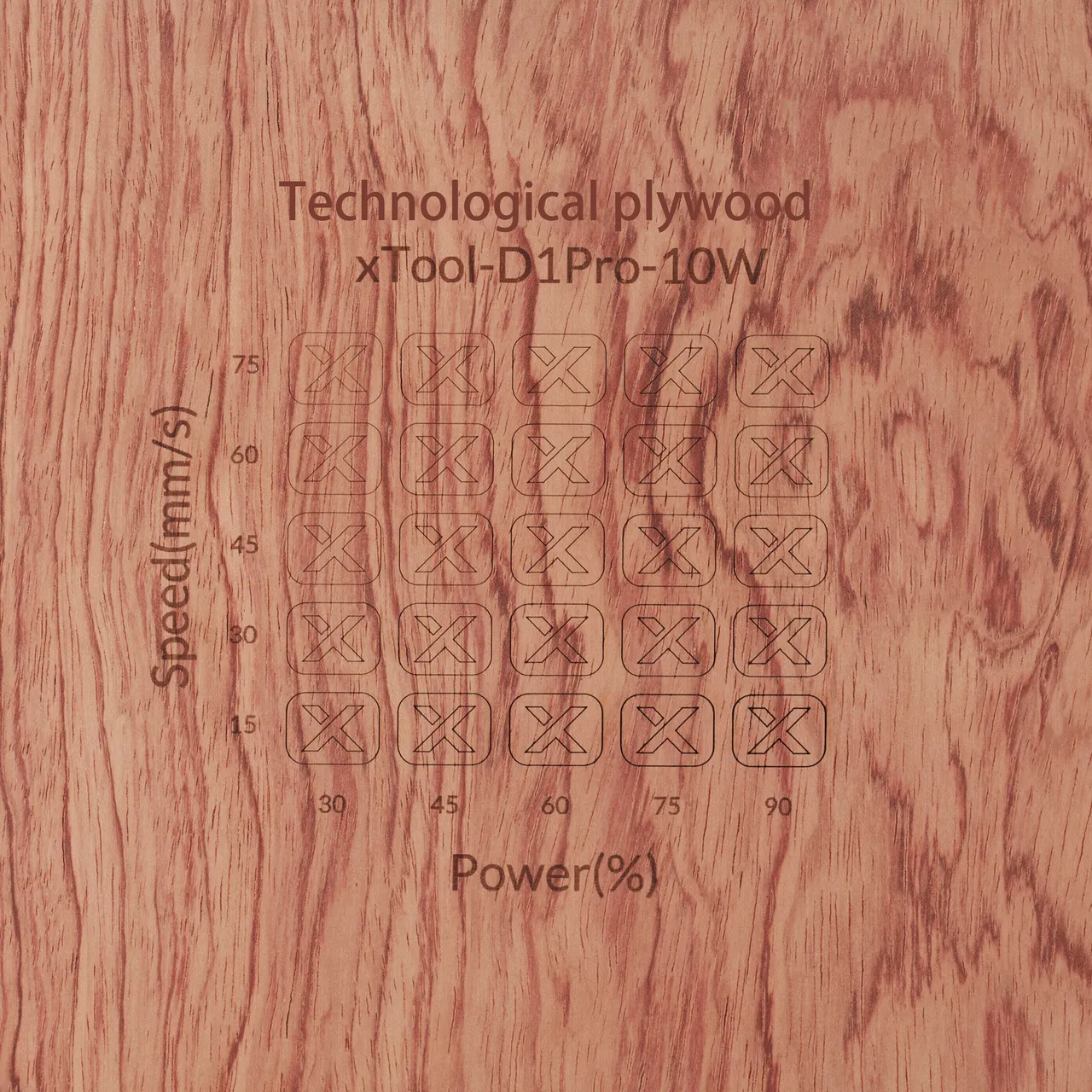 1/8"(3mm) Technological Plywood test grid