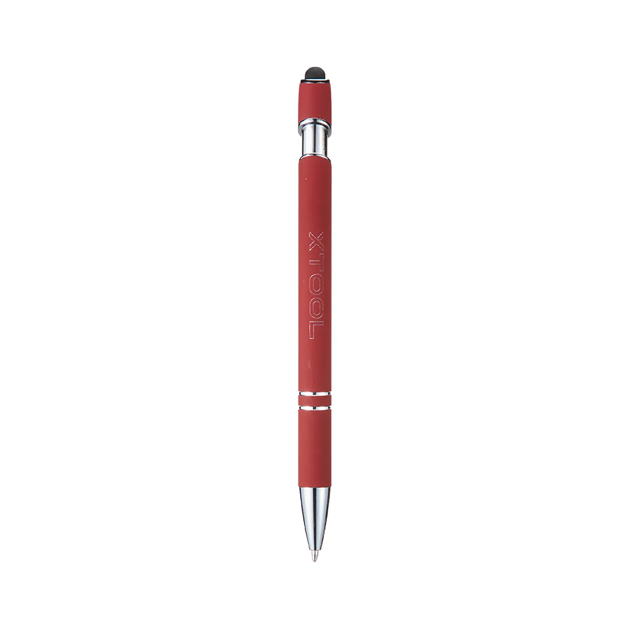Wine Red Ballpoint Pens with Stylus test grid