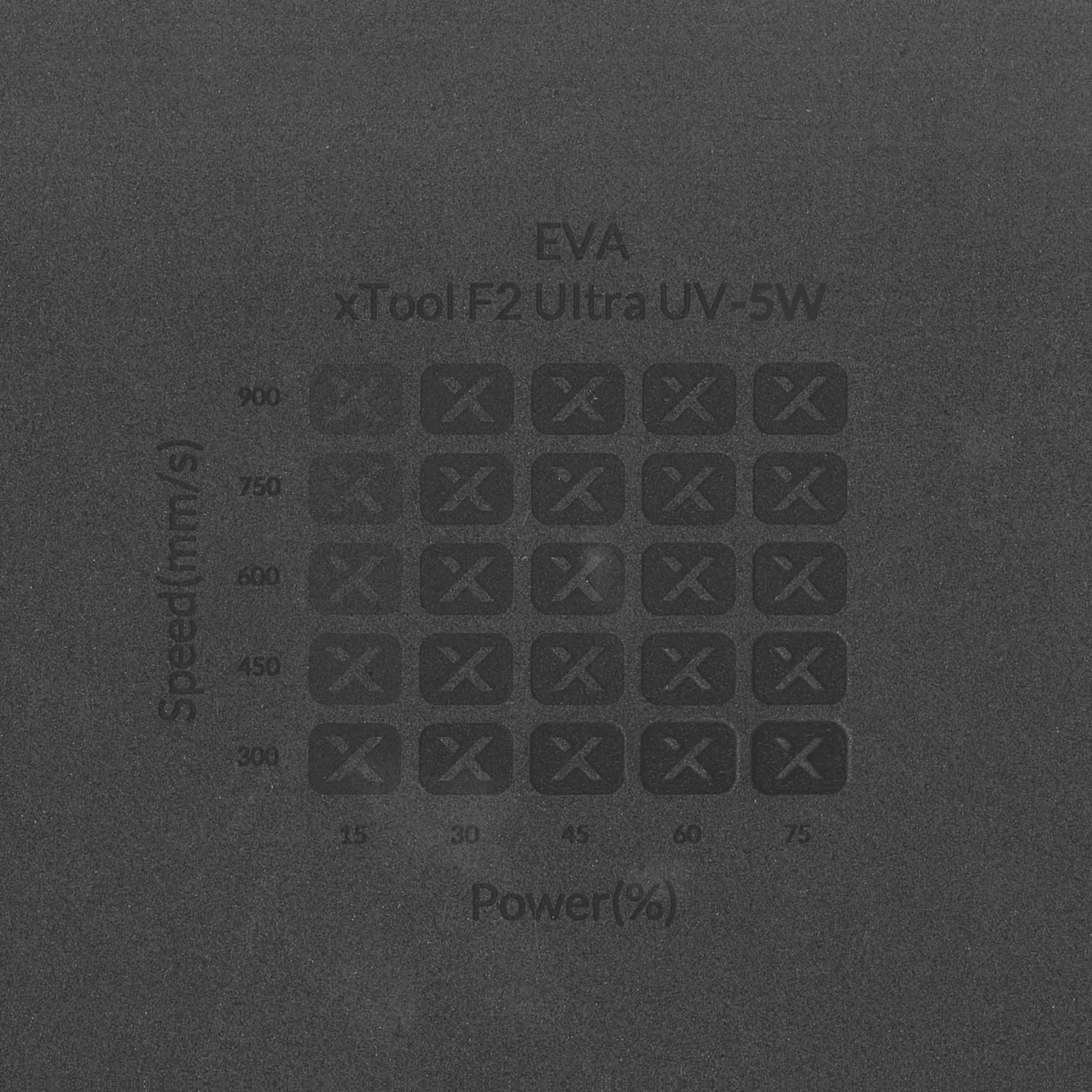 25/64"(10mm) EVA Board test grid