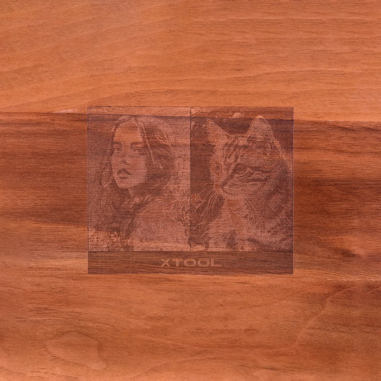Varnished Walnut Wood test grid