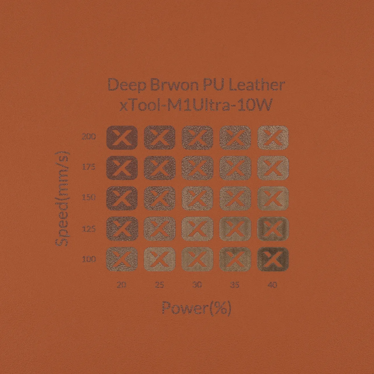 Brown PU Leather Keychain for Apple Airtags Holder test grid