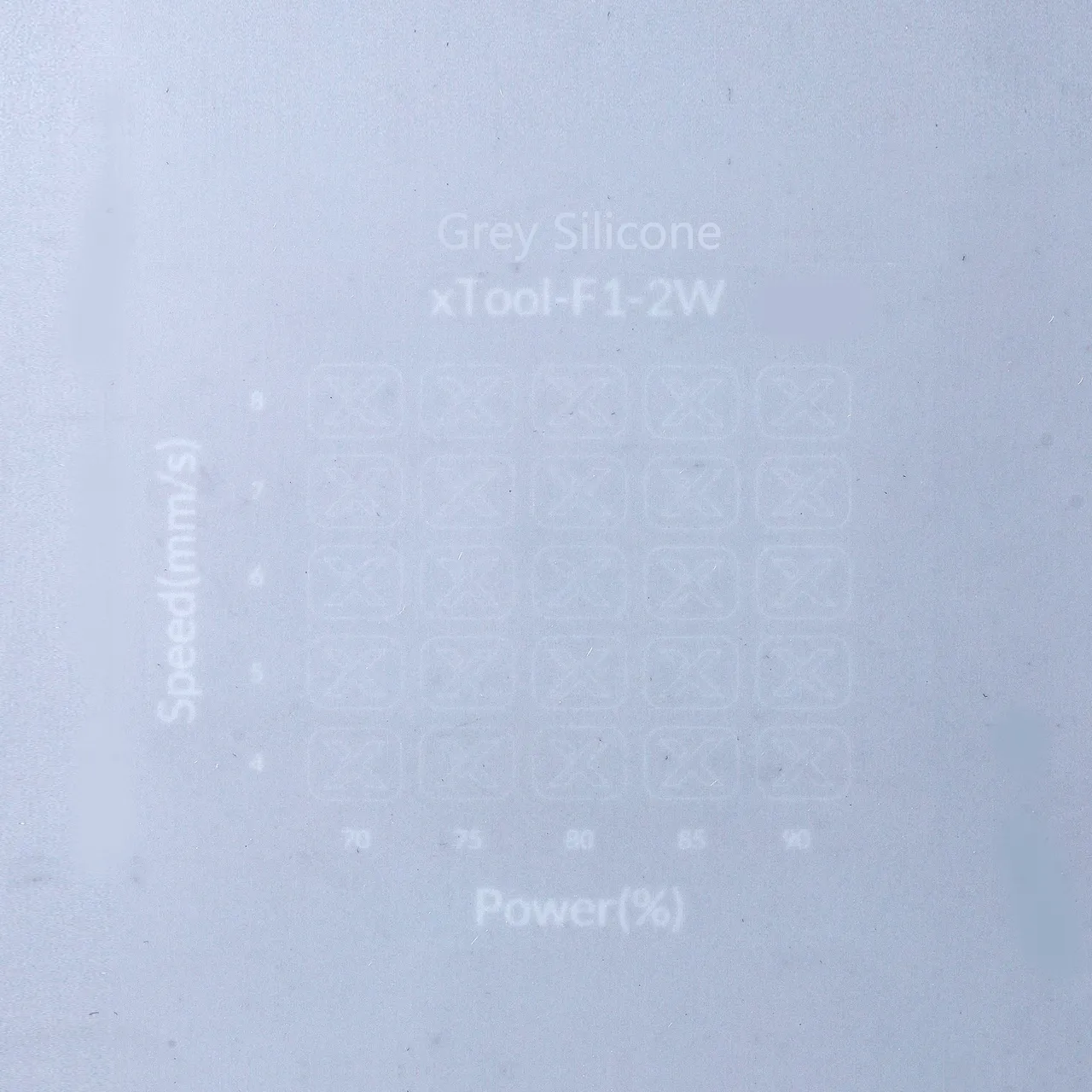 Grey Silicone test grid