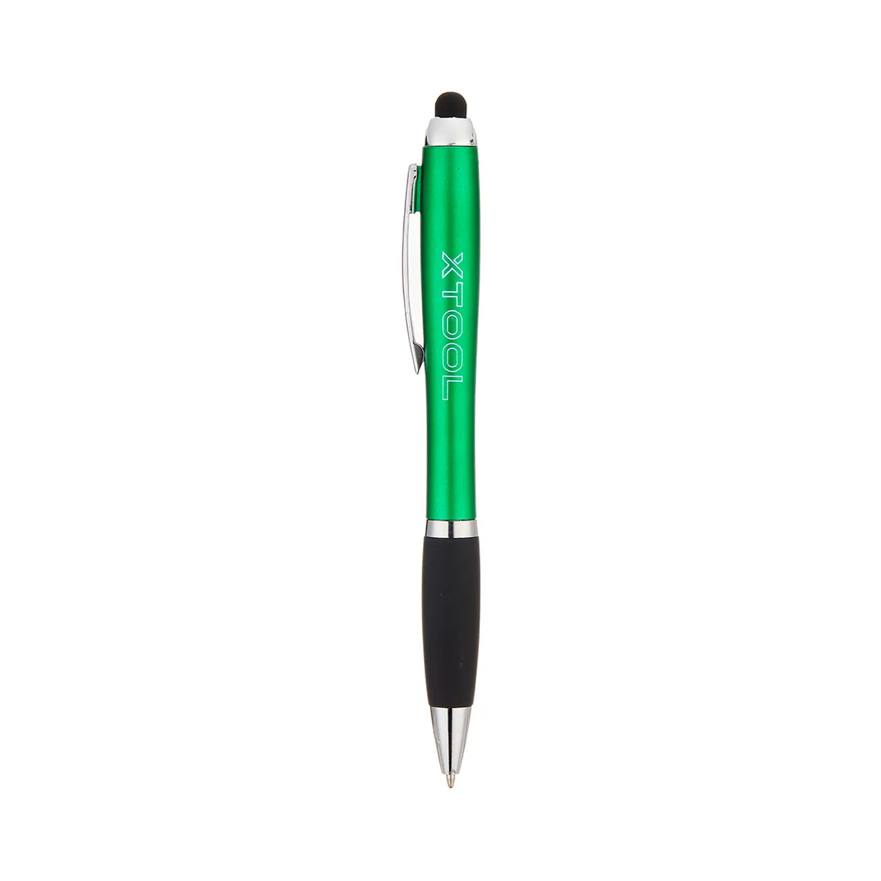 Green Stylus Ballpoint Pens With LED Light test grid