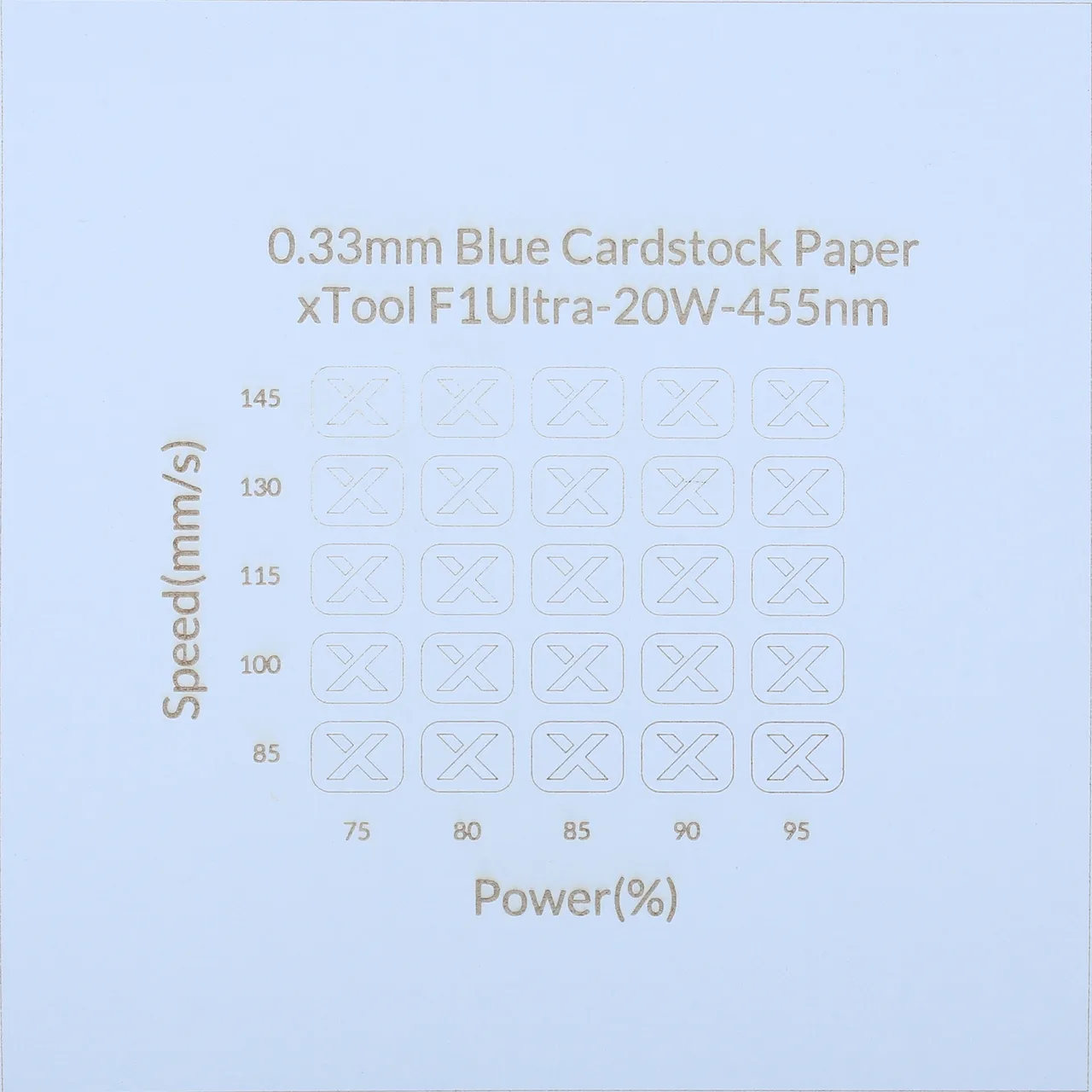 1/77"(0.33mm) Blue Cardstock Paper