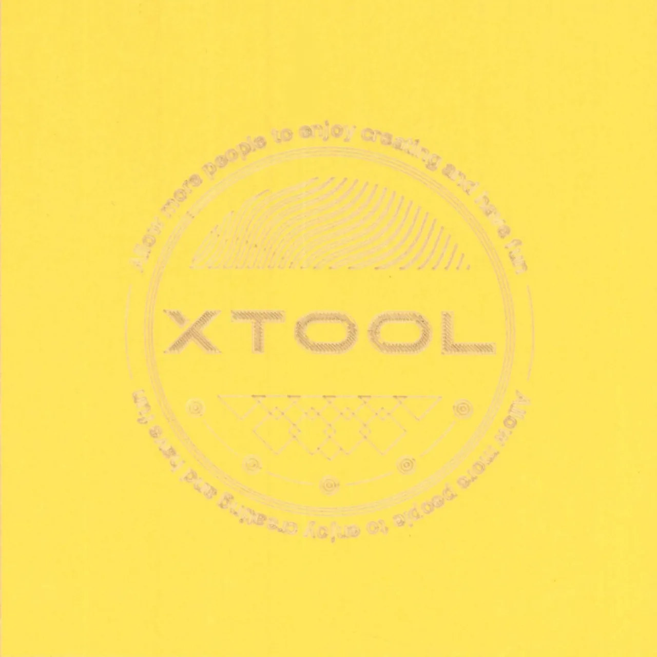 Lemon Yellow Cardstock-9oz(300g) test grid