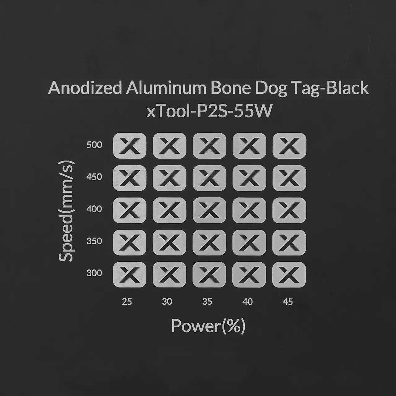 Black Business Card Holder test grid