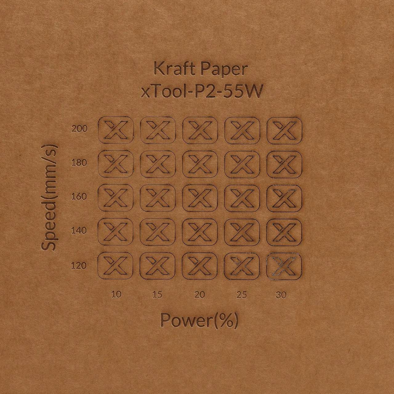 1/64"(0.2mm) Kraft Paper test grid
