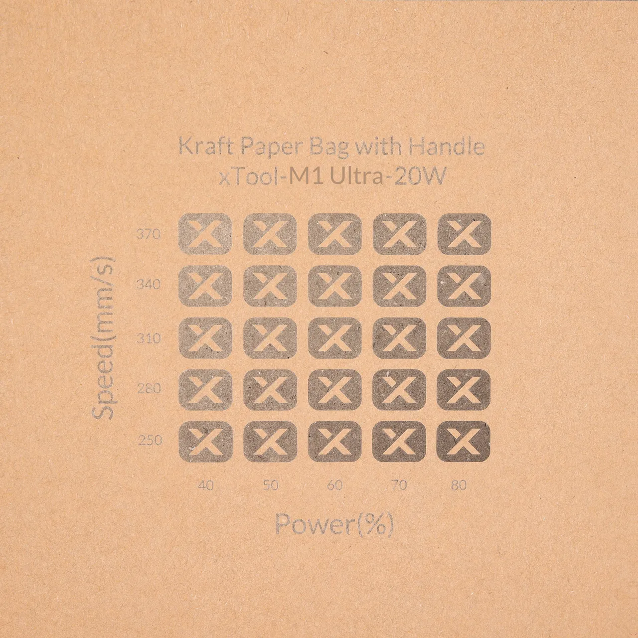 Kraft Paper-7oz(250g) test grid