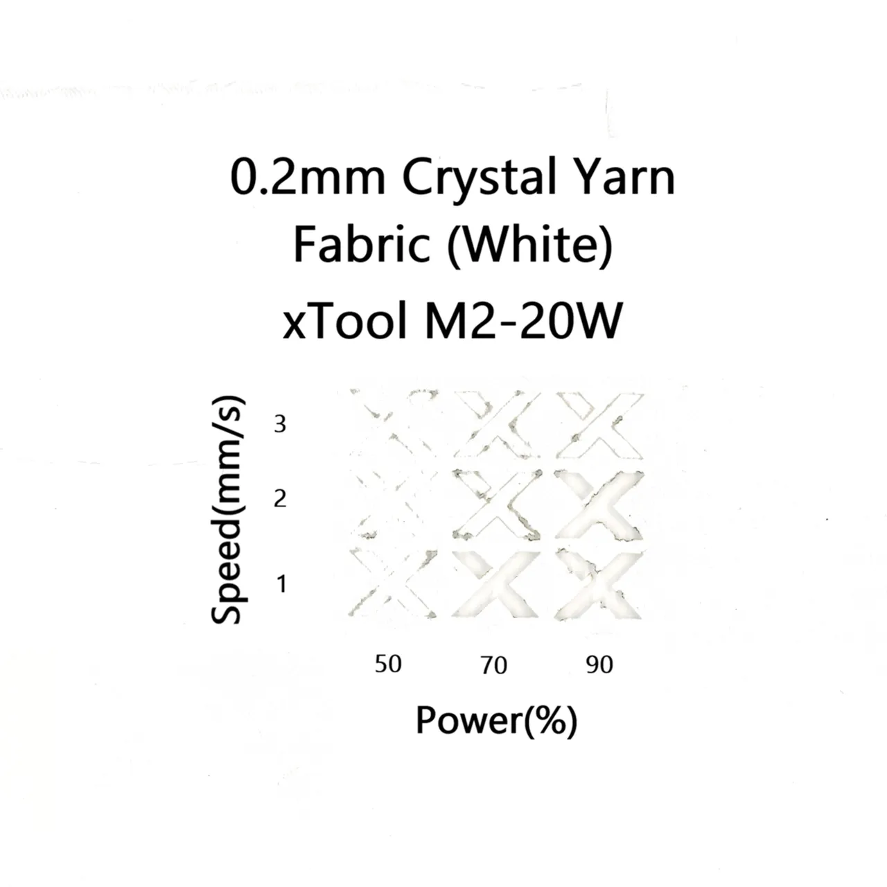 0.2mm Crystal Yarn Fabric (White)