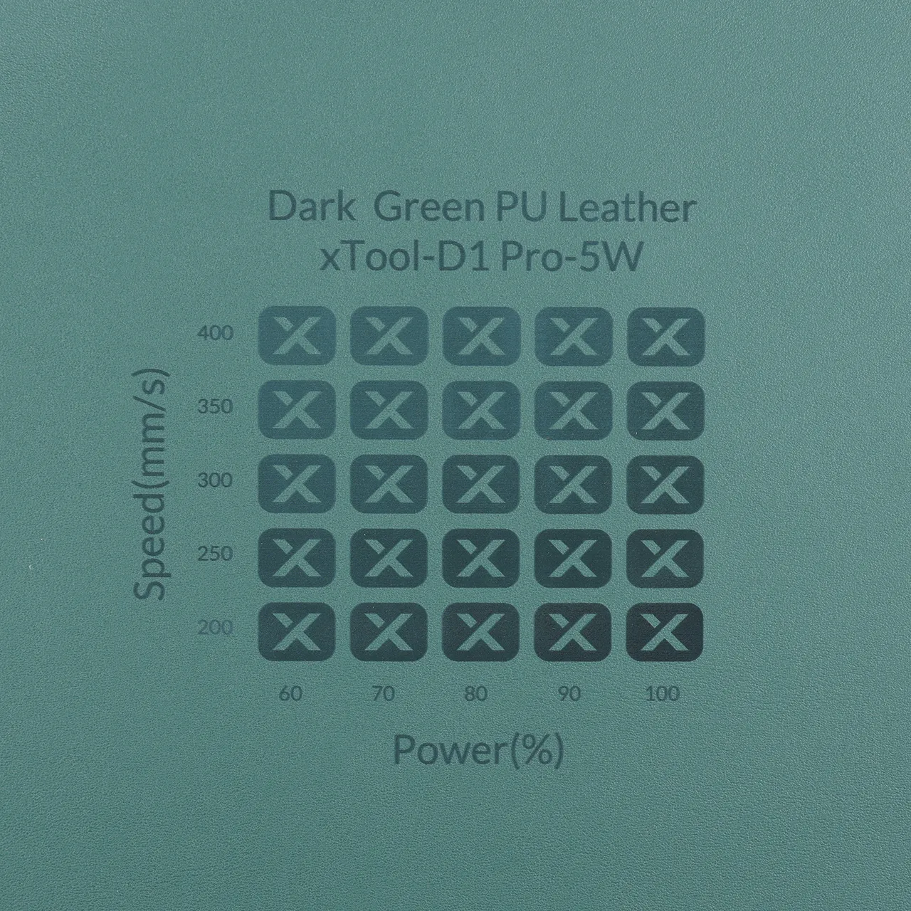 Green PU Leather Keychain for Apple Airtags Holder test grid